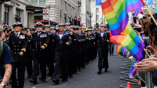 Sailors at the event last year (Picture: Royal Navy).