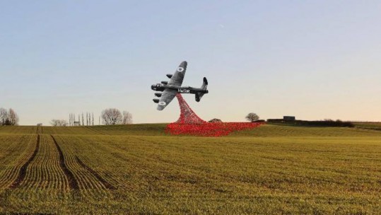 Lancaster Bomber Sculpture