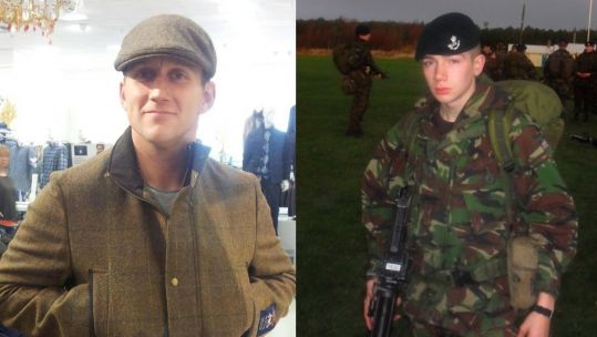 Lance Corporal James Ross and Rifleman Darren Mitchell (Picture: Liberty Human Rights).