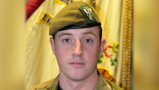 Lance Corporal Jamie Webb who lost his life in Afghanistan in 2013.