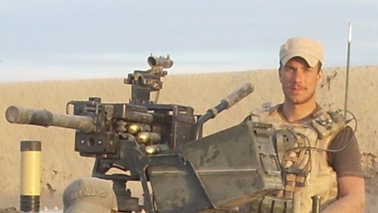 Lance Corporal Matthew Croucher in Afghanistan