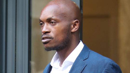 Lance Corporal Nkululeko Zulu leaving a tribunal in central London 040719 Credit PA Images