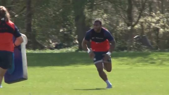 Lance Corporal Semesa Rokoduguni training with Bath 180919 CREDIT BFBS.jpg