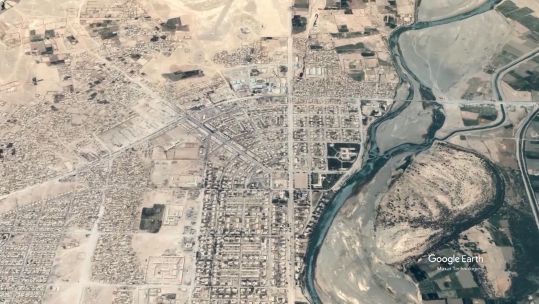 Lashkar Gah, the capital of Helmand Province, Afghanistan