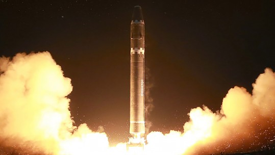 A North Korea missile launch (Picture: PA).