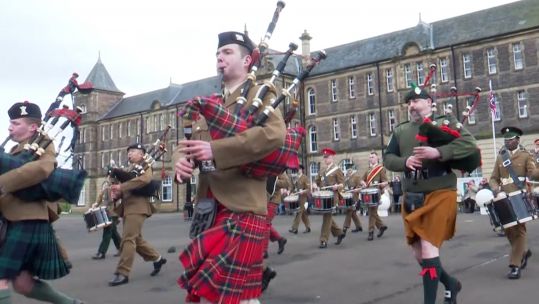 Latest batch of military musicians have passed out following their training at the Army School of Bagpipe Music and Highland Drumming 10032022 CREDIT BFBS.jpg_.jpg