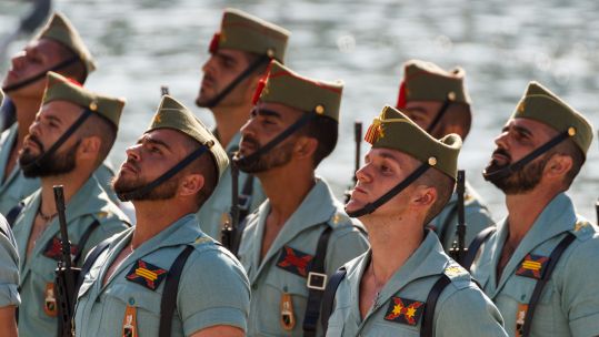 Legion soldiers from Spain