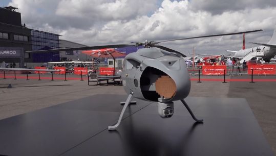 Leonardo's AWHero maritime surveillance drone 100824 CREDIT BFBS