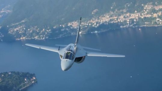 Leonardo's M346 training fighter jet 080824 CREDIT Leonardo