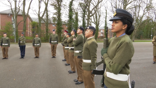 Lieutenant Attale at Catterick 170919 CREDITS FORCES TV