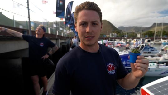 Lieutenant Max Lawrence of Team Atlantic Guardsmen in the Talisker race explains how he's keeping Christmas spirits up during the row.