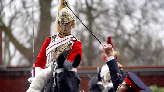 Life Guards trooper Princess Elizabeth Cup 010324 CREDIT Victoria Jones PA Wire