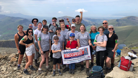 Little troopers climb mount snowdon 100923 CREDIT LITTLE TROOPERS.png 