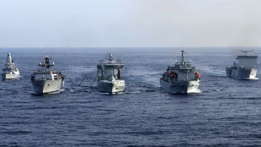 Littoral Response Group North on Op Achillean (Picture: Royal Navy).