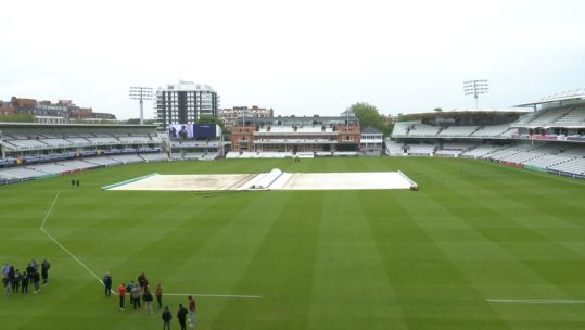 Rain has delayed any play for the UK Armed Forces v Marylebone Cricket Club clash at Lord's Cricket Ground.  The match was supposed to kickstart the day's live coverage on the Forces News YouTube channel, but bad weather delayed proceedings.  Action was scheduled for a 10:45 start time with both teams getting 14 overs each but more rain has ended any hope of that happening.  The next plan was a 5-over sprint with a scheduled 11:30 start time but the rain continued and the match has not started.