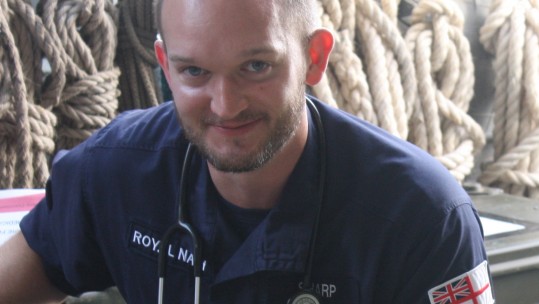 Lt Cdr Will Sharpe MBE 