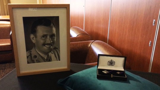 Lieutenant Colonel Collier Elizabeth Cross Memorial Scroll Aldershot