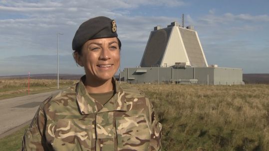 Lucy Playle RAF Fylingdales.