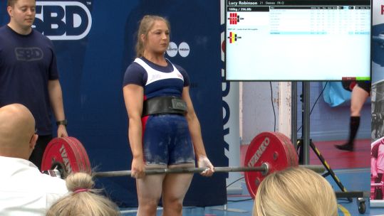 Lucy Robinson RAF Powerlifting at Inter Services Credit BFBS DATE 27092023.jpg 