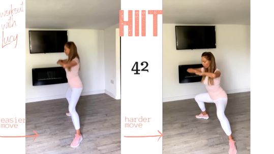Lucy Wyndham-Read fitness show on YouTube DATE UNKOWN CREDIT LUCY WYNDHAM READ  YOUTUBE