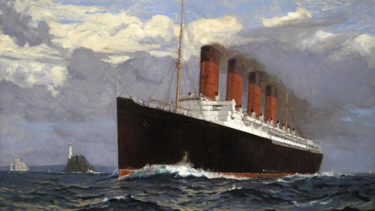 Lusitania by Norman Wilkinson