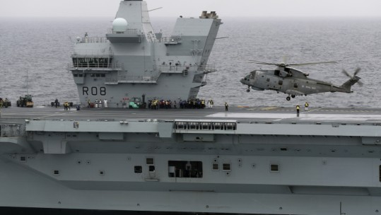 Merlin Helicopter HMS Queen Elizabeth