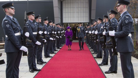 Queen Visits RAF marham 