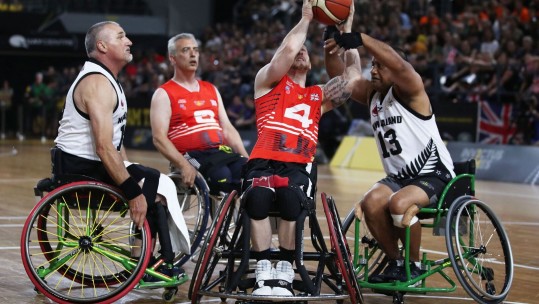 Team UK face NZ for Bronze Medal Wheelchair Basketball at Invictus Games
