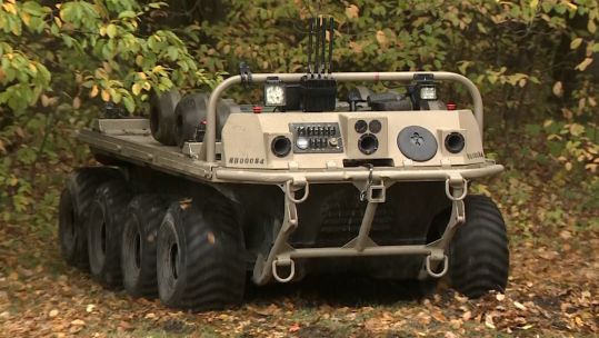 MUTT is a Multi Utility Tactical Transport vehicle UGV 30102022 CREDIT BFBS