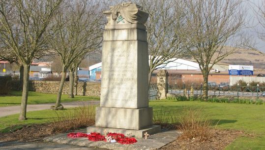 Machine Gun Corps War Memorial, Cheriton Road Cemetery, Folkestone listed Grade II in Nov 2020 DATE UNKNOWN CREDIT War Memorials Trust .jpg