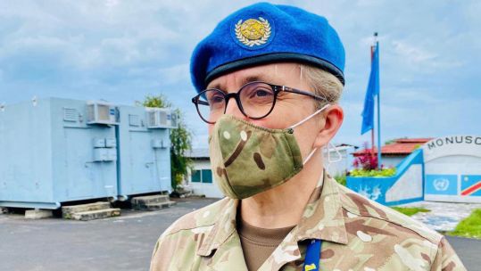 Major Helen Bryan Gender and Child Protection Adviser British Army Reservist International Women's Day 2021