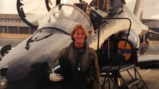 Mandy Hickson pioneering female fast jet pilot second woman ever to fly a Tornado GR4 on the front line (Picture: Mandy Hickson).