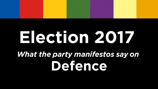 Election 2017: What The Party's Manifestos Say On Defence