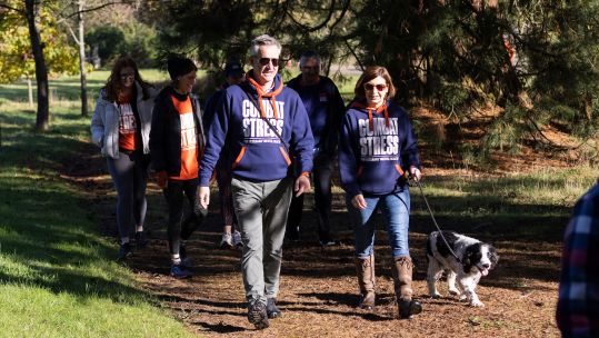 March in March Combat Stress Walking Charity Dog (Picture: Zute Lightfoot).