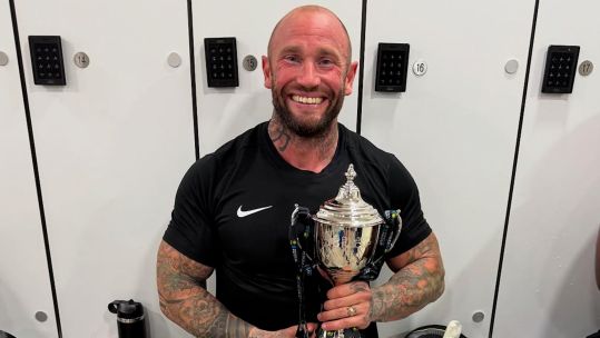 Mark Smith posing with FA Amputee Cup Credit Mark Smith on Instagram Date 29062025.jpg 