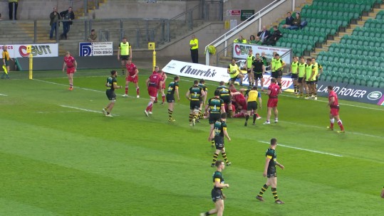 British Army & Northampton Saints honour WWI rugby player in Mobbs Memorial Match
