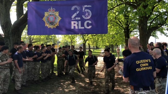 Soldiers Brave The Heat To Take On The Infamous Gurkha Doko Challenge