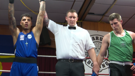 Civvies Boxers Take On The Military In Bouts Honouring The Falklands War 
