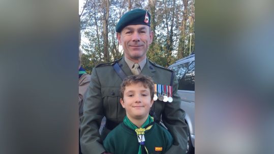 Max Woosey Son Of Royal Marine Major Mark Woosey