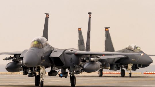 F-15E Strike Eagle are reported to have been involved in the US strikes (Picture: US Department of Defense).
