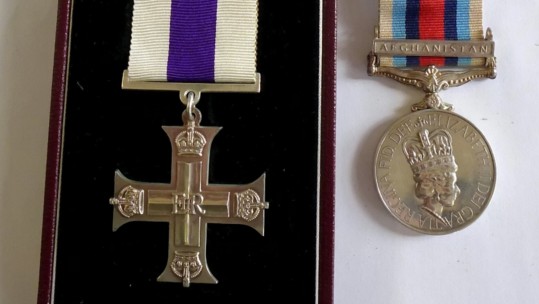 Soldier Sells His Military Cross After Suing MoD For Failed PTSD Diagnosis