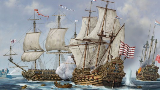 Medway Raid from Osprey Anglo Dutch Warships title