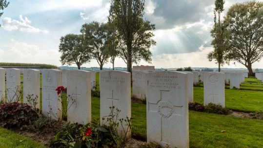 Messines Ridge British Cemetery (Picture: CWGC).