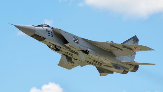 MiG 31s were involved in one recent incident
