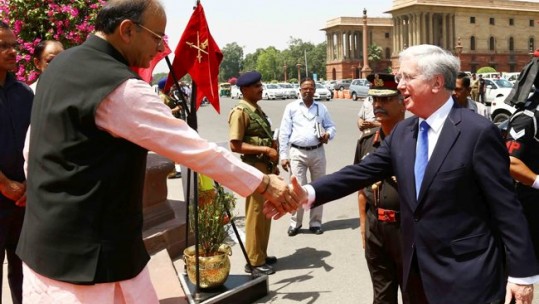 Sir Michael Fallon in India