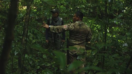 Military Sanctuary Awards personnel in the jungle DATE UNKNOWN CREDIT BFBS