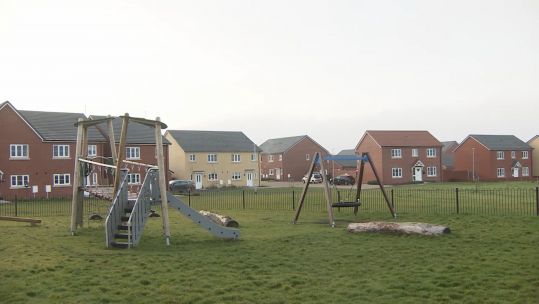 Military housing at Salisbury Plain, Wiltshire