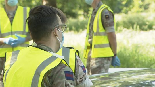 Military personnel mobile test