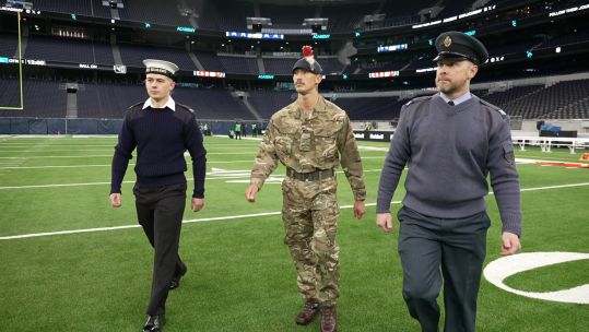 Military personnel at NFL Academy match Credit BFBS DATE 08102024.jpg 