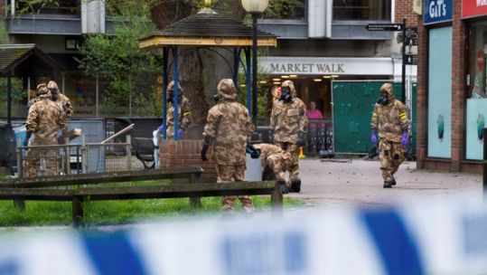 Military personnel from the Army and the RAF supported DEFRA and the civil authorities with the recovery operation in Salisbury, Wiltshire, following the Novichok nerve agent attack 240418 CREDIT MOD.